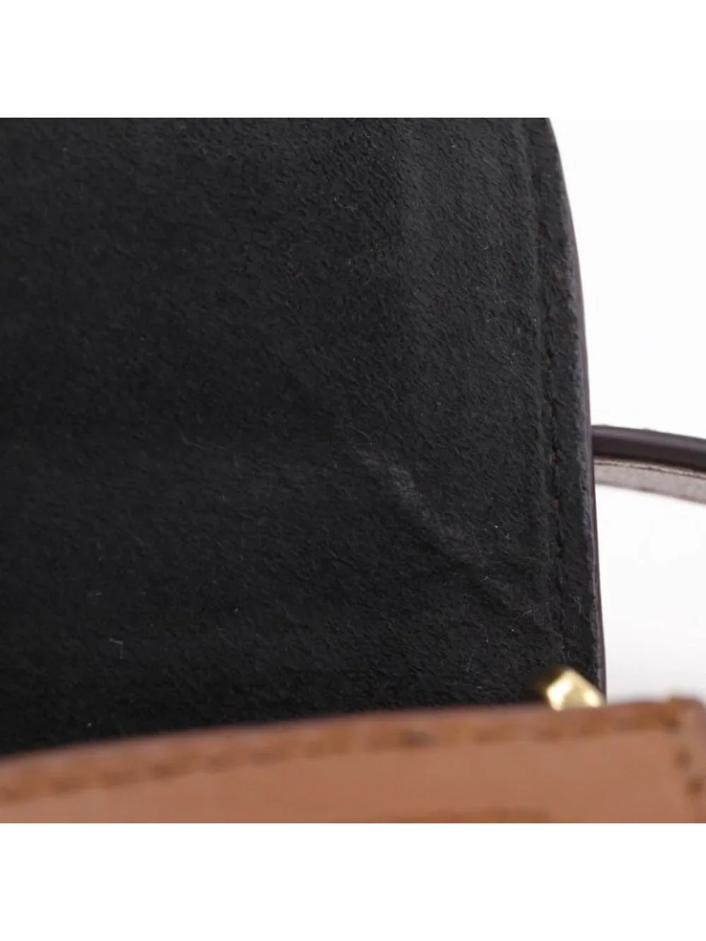 Louis Vuitton Bam Dauphine Monogram Reverse 2-Way Clutch Canvas Brown Belt